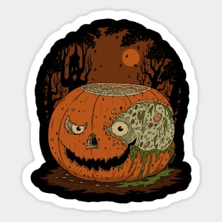 Rotting Pumpkin Sticker